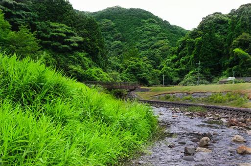 川遊び 川遊び 田舎,田舎暮らし,自然の写真素材