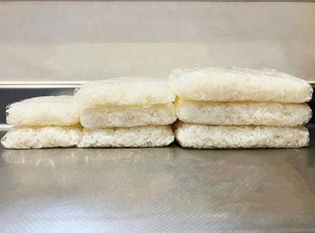 Photo, rice, white rice, freshly cooked rice, 