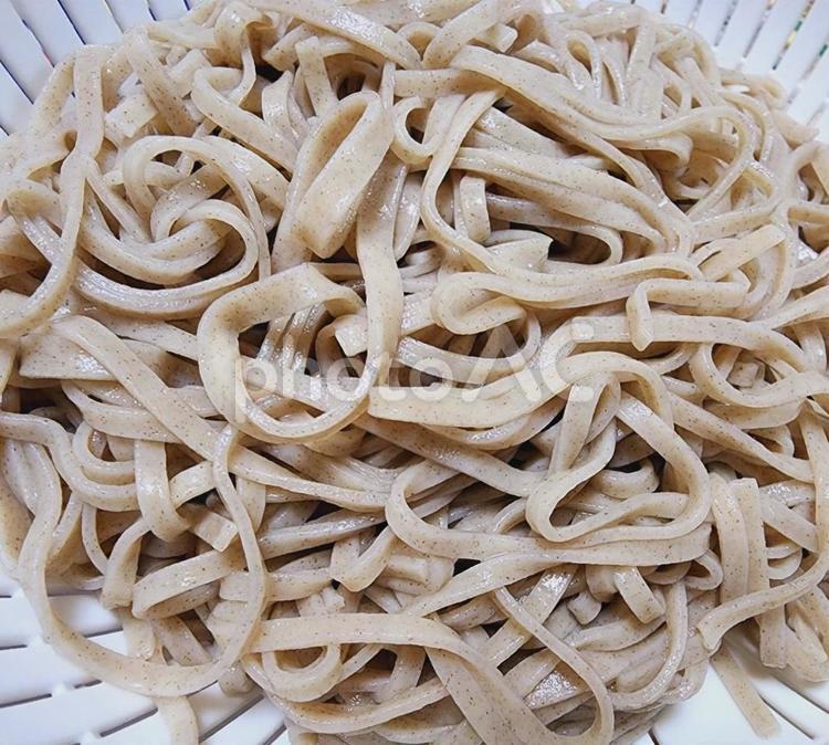 蕎麦 手打ち蕎麦,蕎麦,練りこむの写真素材