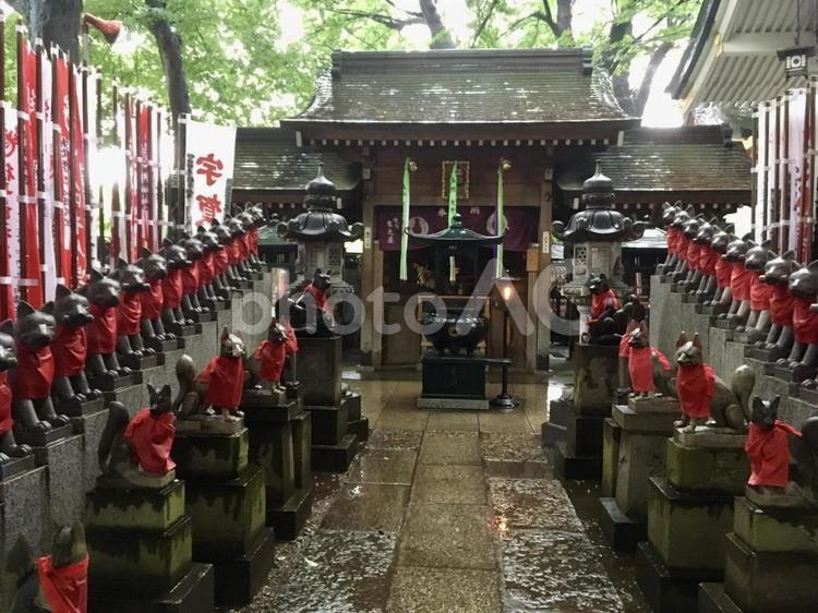 豊川稲荷東京別院　三神殿 豊川稲荷東京別院,お稲荷さん,三神殿の写真素材