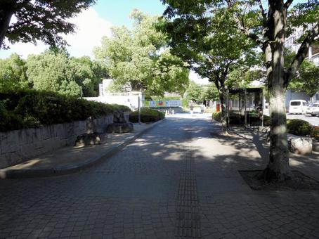 福山城周辺の風景 福山城周辺の風景の写真