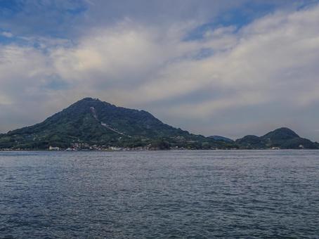 【愛媛県】松山市・興居島 興居島,離島,島の写真素材