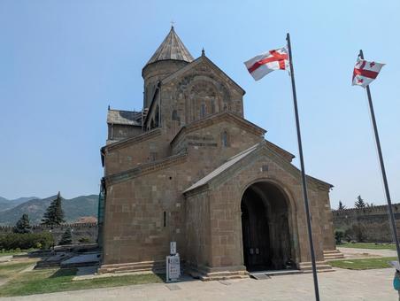 スヴェティツホヴェリ聖堂 スヴェティツホヴェリ聖堂,聖堂,三大聖地の写真素材