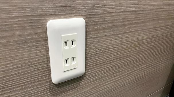 コンテナハウスの電源設備 コンテナハウス,電源,コンセントの写真素材