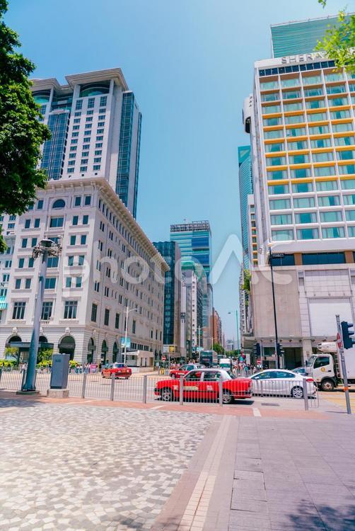 【香港】香港の街並み 香港,アジア,街並みの写真素材