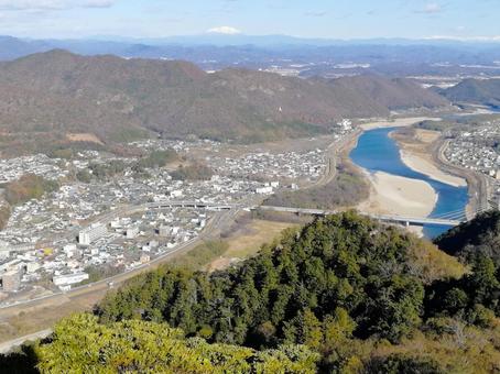 岐阜城 稲葉山城 からの眺望 岐阜城 稲葉山城 からの眺望の写真
