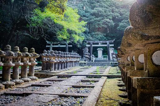 山口県　萩藩主毛利家墓所（東光寺） 萩藩主毛利家墓所,東光寺,萩の写真素材