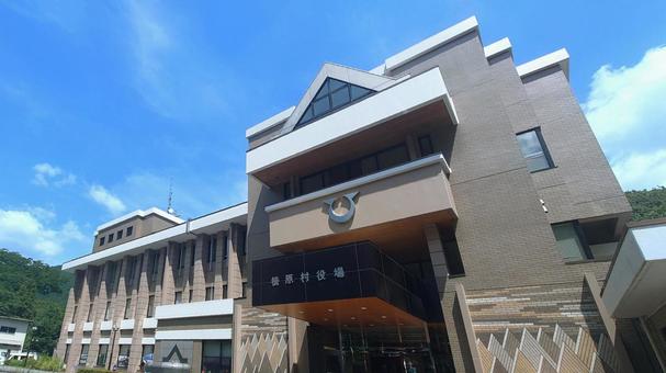 檜原村役場　 東京都西多摩郡檜原村 檜原村役場,本庁舎,役所の写真素材