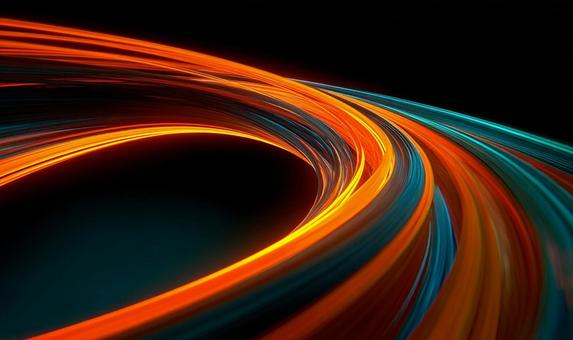輝くラインのスピード感 輝くラインのスピード感の写真