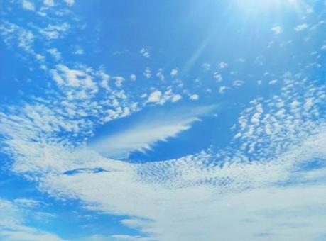 葉っぱ雲 葉っぱ雲の写真