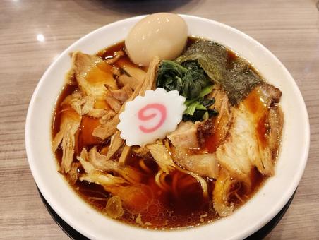 長岡醤油ラーメン 生姜醤油拉麺 長岡醤油ラーメン 生姜醤油拉麺 ラーメン,拉麺,醤油の写真素材