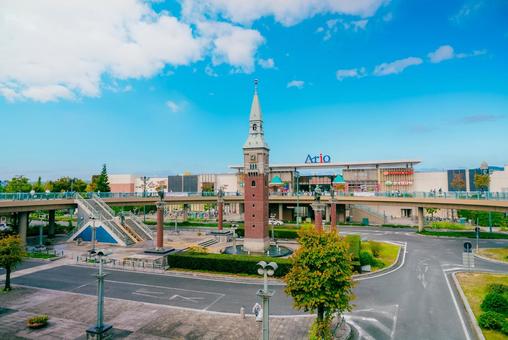 【兵庫】倉敷駅の周辺 兵庫,倉敷駅,倉敷の写真素材