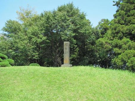 Photo, ishigakiyama castle, toyotomi hideyoshi's "toyotomi hideyoshi castle, toyotomi hideyoshi, 