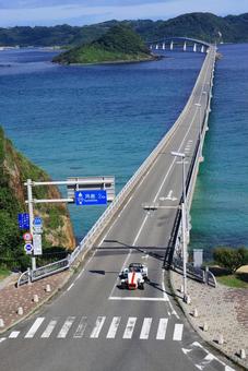 角島大橋 角島大橋 角島大橋,角島,橋の写真素材