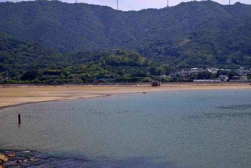 広川ビーチの穏やかな湾 広川ビーチの穏やかな湾の写真