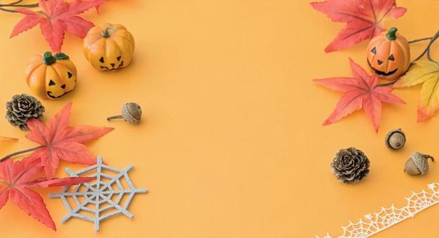 ハロウィンのフレーム ハロウィンのフレーム ハロウィン,秋,フレームの写真素材