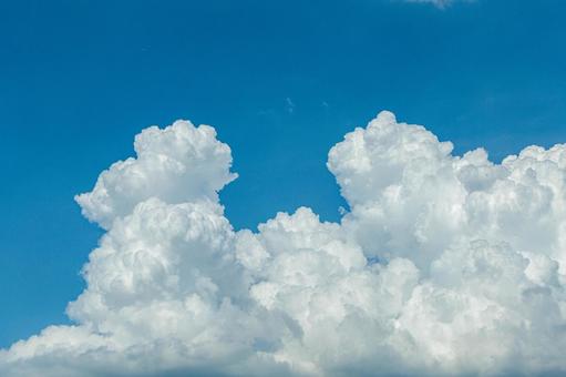 力強い夏の入道雲 力強い夏の入道雲の写真