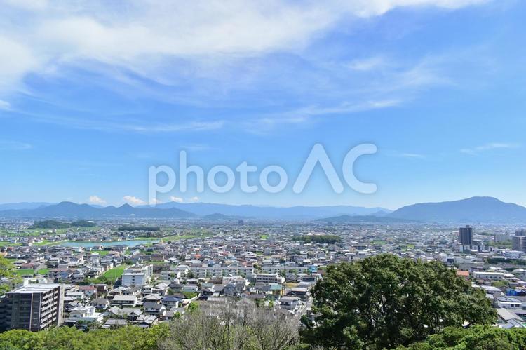 丸亀城　城内　町並み　香川 丸亀城,香川県,香川の写真素材