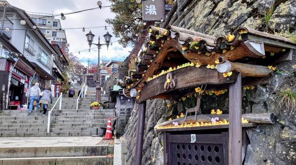 アヒル神社 アヒル神社 伊香保温泉,アヒル神社,伊香保の写真素材