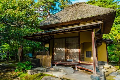 【石川】兼六園 文化財指定庭園 石川,兼六園,金沢の写真素材