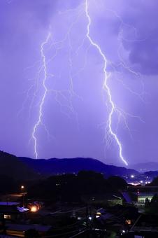 Photo, mine, lightning strike, lightning, 