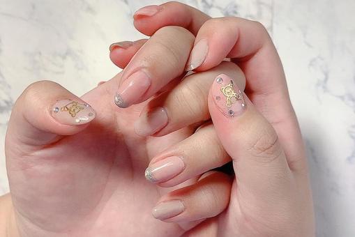 オフィスネイル ネイル,ジェルネイル,セルフネイルの写真素材