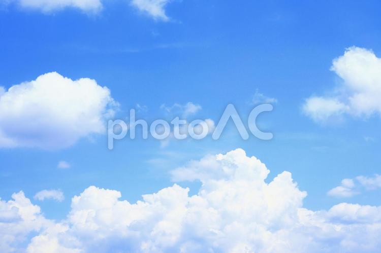 夏の空のイメージ 空,青空,夏の写真素材