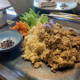 ランチプレート ランチプレート 材料,素材,飯テロの写真素材