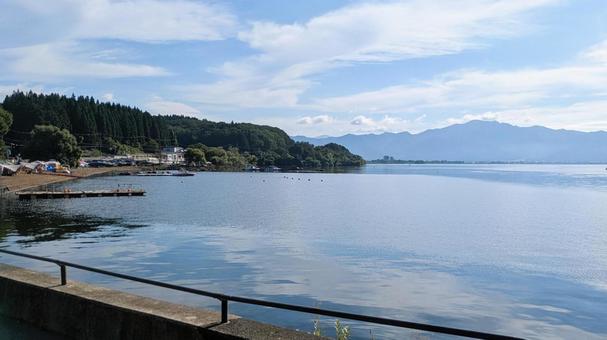 福島県猪苗代湖 福島県猪苗代湖の写真