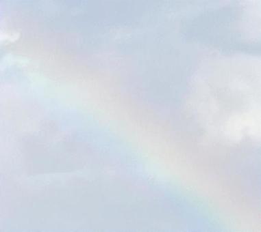雨上がり 虹 空 雨上がり 虹 空の写真