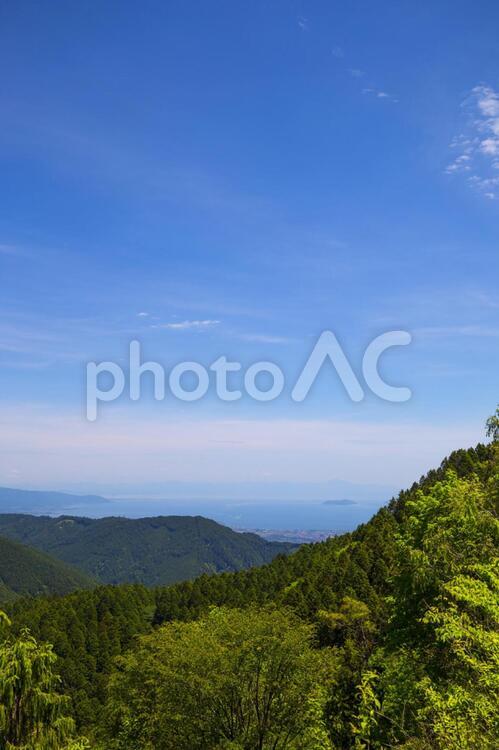 比叡山の風景 比叡山,京都,滋賀の写真素材