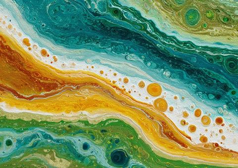 木星の雲を描いた抽象的なアートの写真