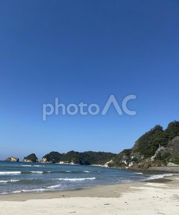 海と砂浜 海,砂浜,島の写真素材