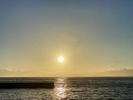 江の島 サンセット 江の島 サンセット 江の島,路地裏,富士見浜の写真素材