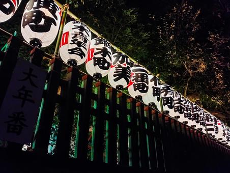 祭り提灯 祭り提灯の写真