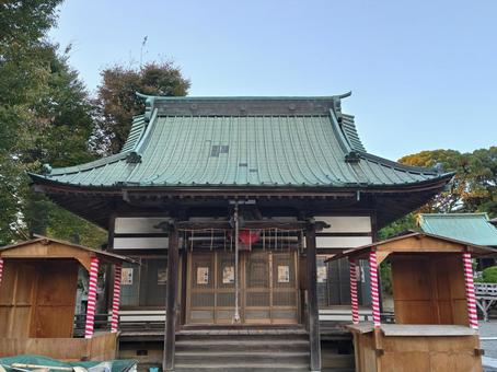 千葉県-法華経寺-妙見堂 法華経寺,寺,正中山の写真素材
