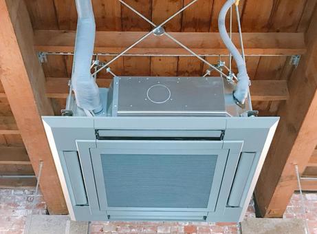 エアコン エアコン,天井エアコン,天井の写真素材