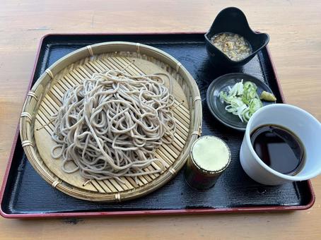 胡桃そば定食セット 蕎麦,胡桃そば,くるみ蕎麦の写真素材