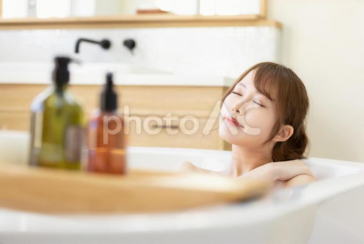おこもり美容　バスタイム 女性,人物,美容の写真素材