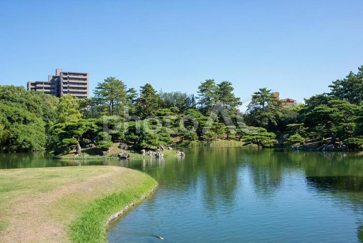 香川の特別名勝　栗林公園 栗林公園,高松,香川の写真素材