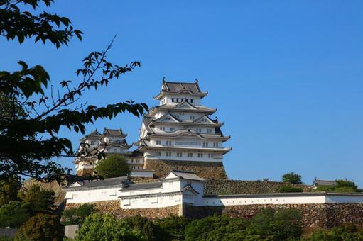 Photo, himeji castle, egret city, hyōgo prefecture, 