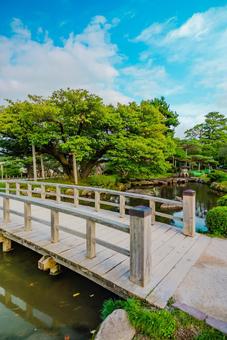 【石川】兼六園 文化財指定庭園 兼六園,文化財指定庭園,庭園の写真素材