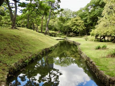 特別名勝小石川後楽園内の神田上水 特別名勝小石川後楽園内の神田上水 小石川後楽園,後楽園,神田上水の写真素材