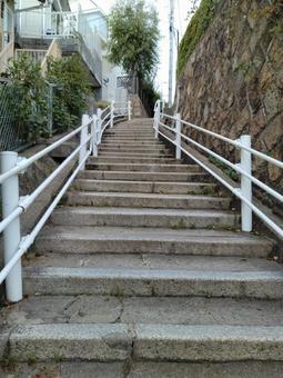 いつもの坂道 いつもの坂道の写真