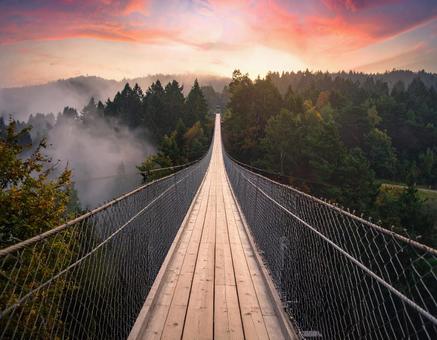 橋の風景 橋の風景の写真