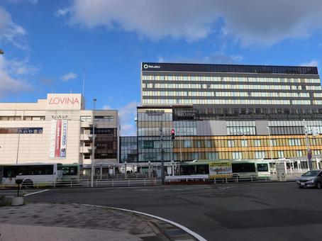 JR奥羽本線 青森駅 東口 駅舎 jr奥羽本線,jr津軽線,青い森鉄道線の写真素材