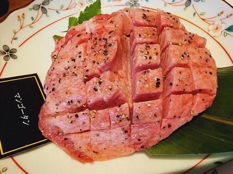 厚切りたん 厚切りたん 焼肉,焼き肉,和牛の写真素材