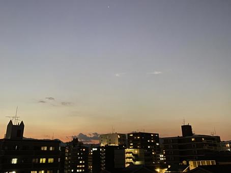 夜の街 夜景,夜空,夜の写真素材