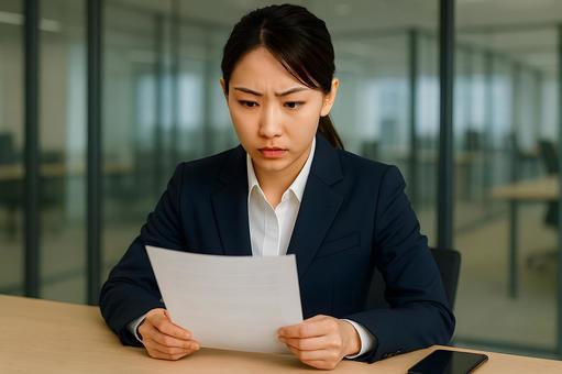 真剣な営業女性 真剣な営業女性の写真