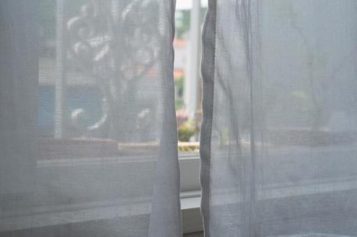 Lace curtain and kitchen garden, JPG Lace curtain and kitchen garden, 种族, 花边窗帘, 差距, JPG